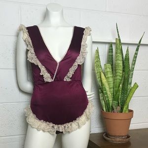 *Vintage* 60s Union made Flair Bodysuit Lingerie